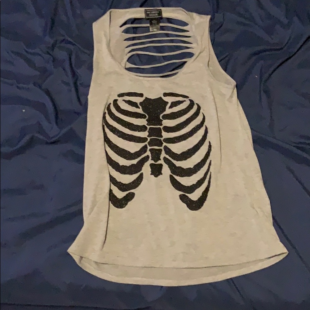 Rib cage tank top